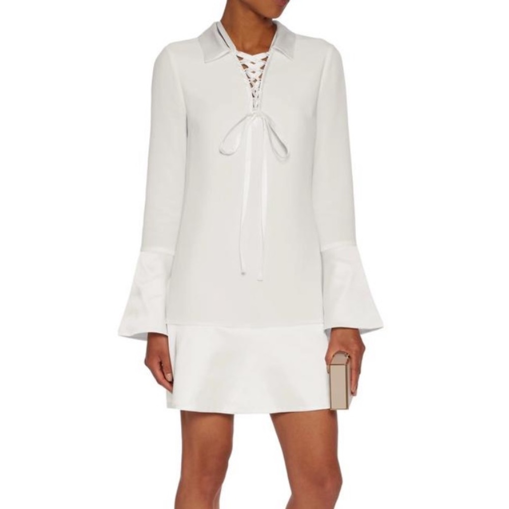 Cinq à Sept
White Rya Silk-trimmed